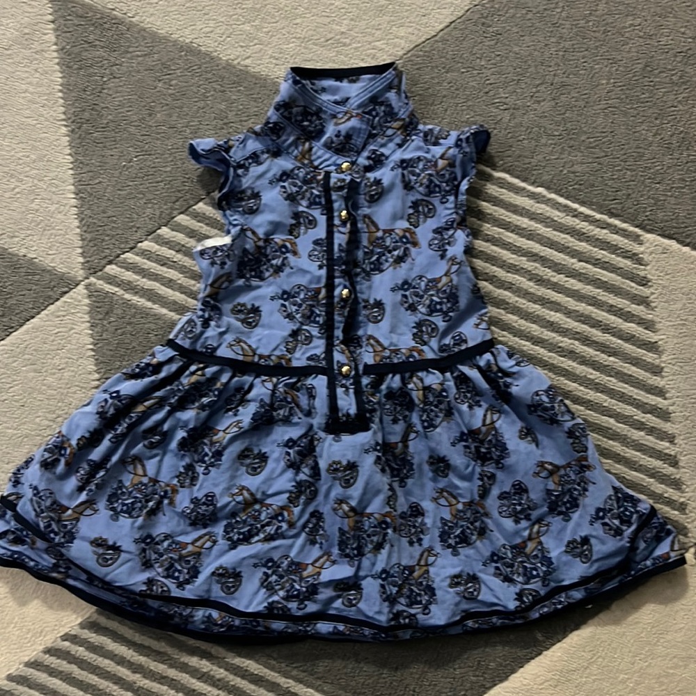 Janie and Jack blue sleeveless dress